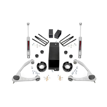 ROUGH COUNTRY 3.5 Inch Lift Kit | Alum/Cast Steel | Chevy/GMC 1500 (07-16) | 19431A