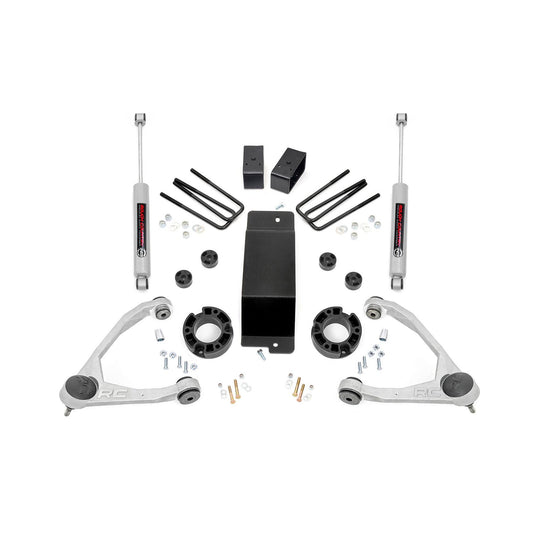 ROUGH COUNTRY 3.5 Inch Lift Kit | Alum/Cast Steel | Chevy/GMC 1500 (07-16) | 19431A