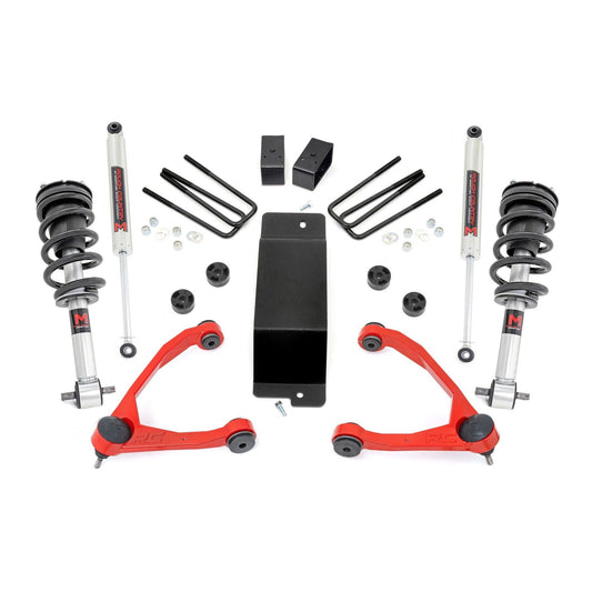 ROUGH COUNTRY 3.5 Inch Lift Kit | Forged UCA | M1 Strut | | Chevy/GMC 1500 (14-16) | 19440RED