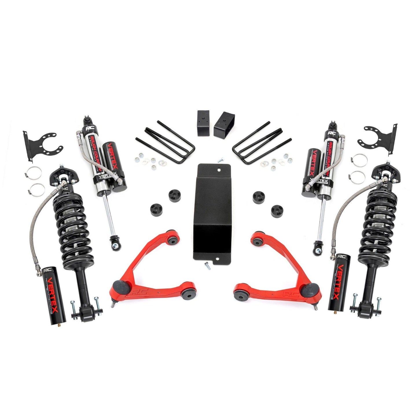 ROUGH COUNTRY 3.5 Inch Lift Kit | Forged UCA | Vertex | Chevy/GMC 1500 (07-16) | 19450RED