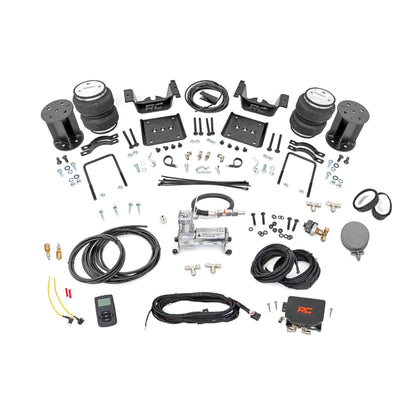ROUGH COUNTRY Air Spring Kit w/compressor | Wireless Controller | 6-7.5 Inch Lift Kit | Chevy/GMC 1500 (07-18) | 100056WC
