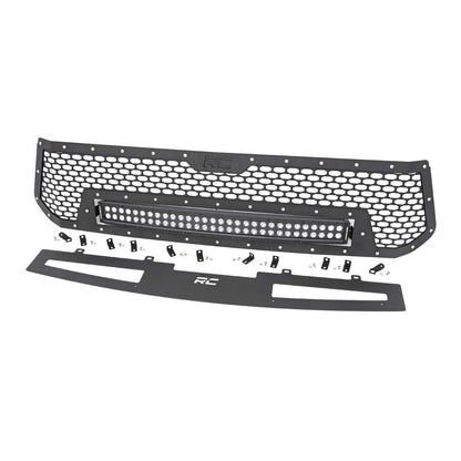 ROUGH COUNTRY Mesh Grille | 30" Dual Row LED | Black | Toyota Tundra 2WD/4WD (2014-2017) | 70226