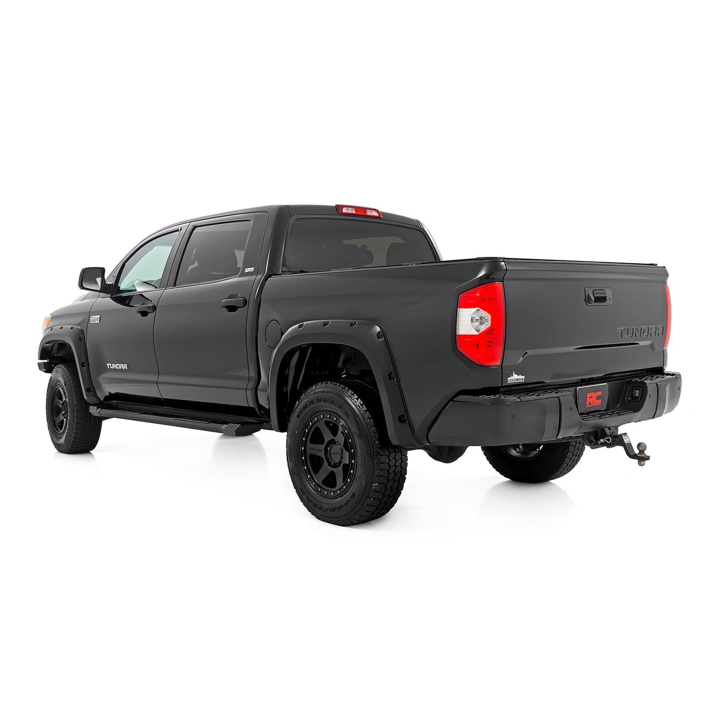 ROUGH COUNTRY HD2 Aluminum Running Boards | Crewmax Cab | Toyota Tundra 2WD/4WD (2007-2021) | SRB071791A