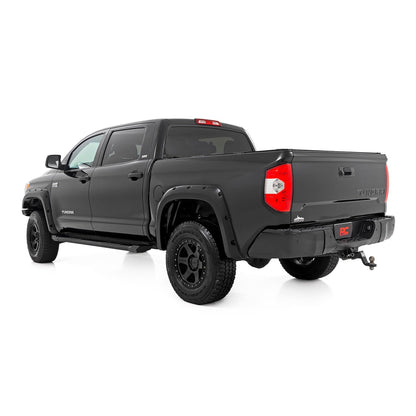 ROUGH COUNTRY HD2 Aluminum Running Boards | Crewmax Cab | Toyota Tundra 2WD/4WD (2007-2021) | SRB071791A