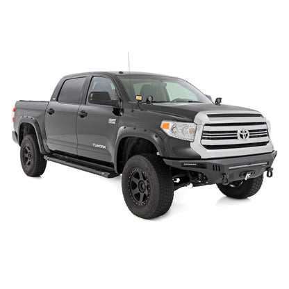 ROUGH COUNTRY HD2 Aluminum Running Boards | Crewmax Cab | Toyota Tundra 2WD/4WD (2007-2021) | SRB071791A