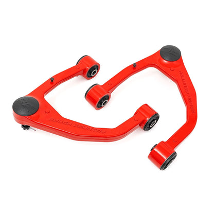 ROUGH COUNTRY Red Forged Upper Control Arms | OE Upgrade | Toyota Tundra 2WD/4WD (07-21) | 76901RED