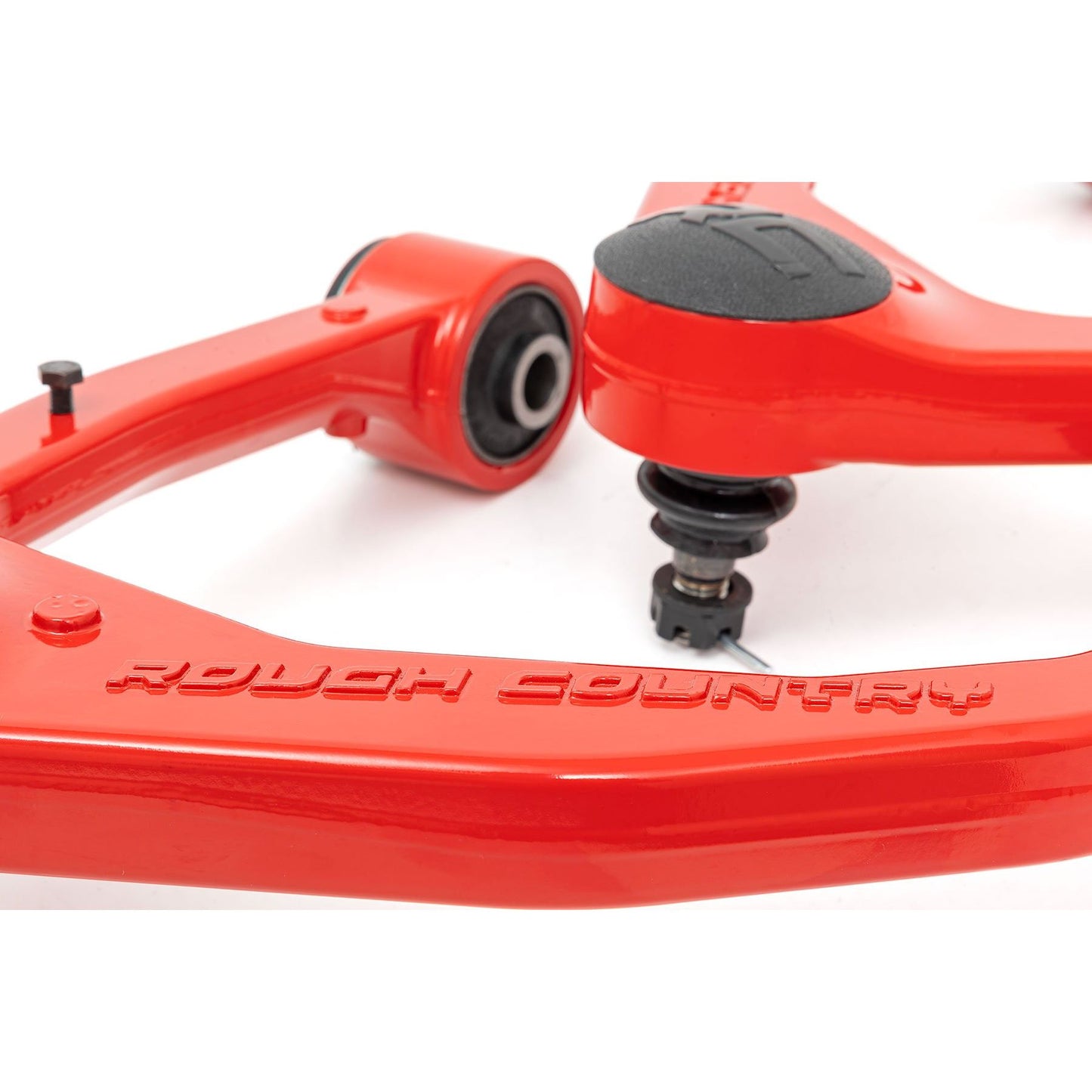 ROUGH COUNTRY Red Forged Upper Control Arms | OE Upgrade | Toyota Tundra 2WD/4WD (07-21) | 76901RED