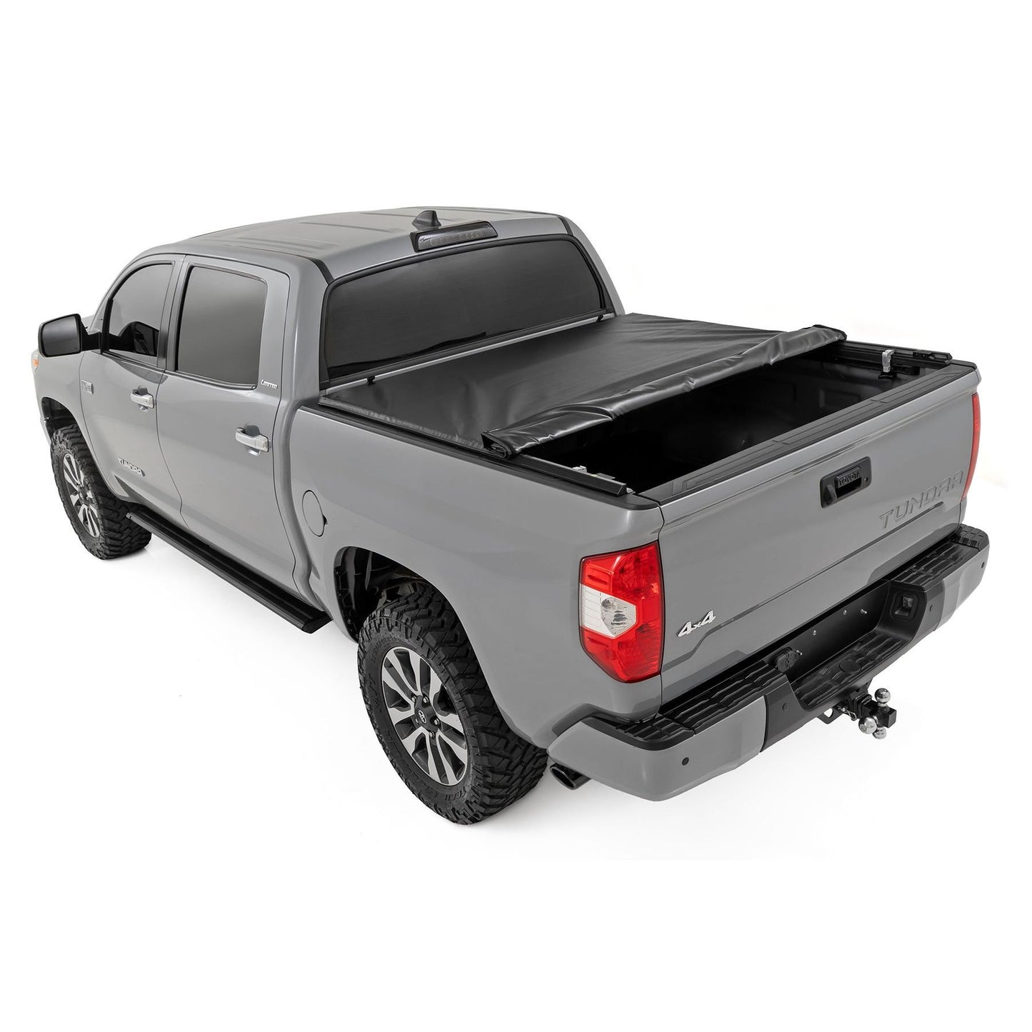 ROUGH COUNTRY Soft Roll Up Bed Cover | 5'7" Bed | Toyota Tundra 2WD/4WD (2007-2021) | 42419550