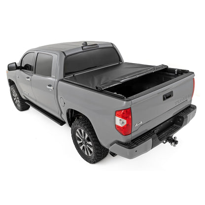 ROUGH COUNTRY Soft Roll Up Bed Cover | 6'7 Bed | Toyota Tundra 2WD/4WD (2007-2021) | 42719650