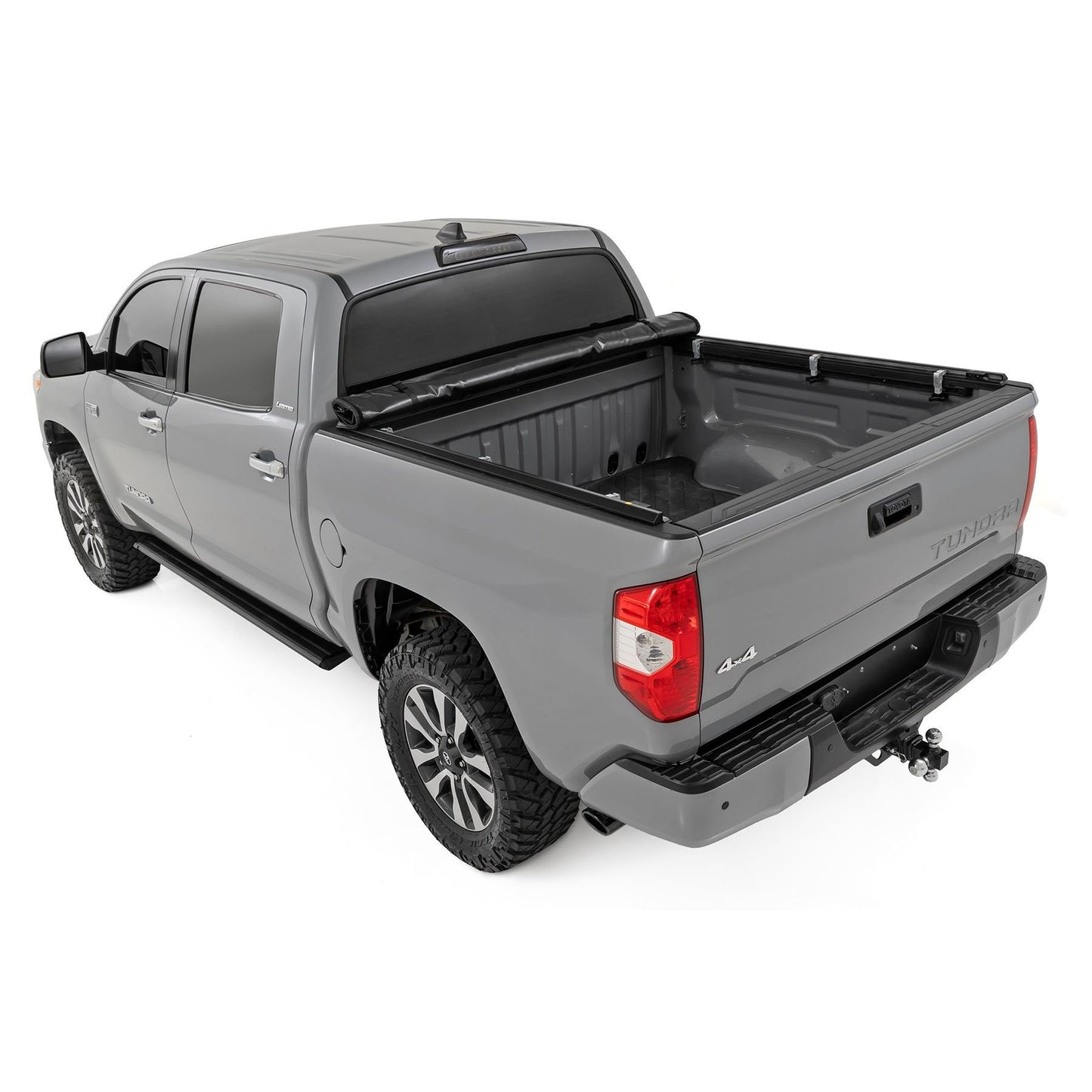 ROUGH COUNTRY Soft Roll Up Bed Cover | 5'7" Bed | Toyota Tundra 2WD/4WD (2007-2021) | 42419550