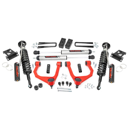 ROUGH COUNTRY 3.5 Inch Lift Kit | Vertex/V2 | Toyota Tundra 4WD (2007-2021) | 76857RED