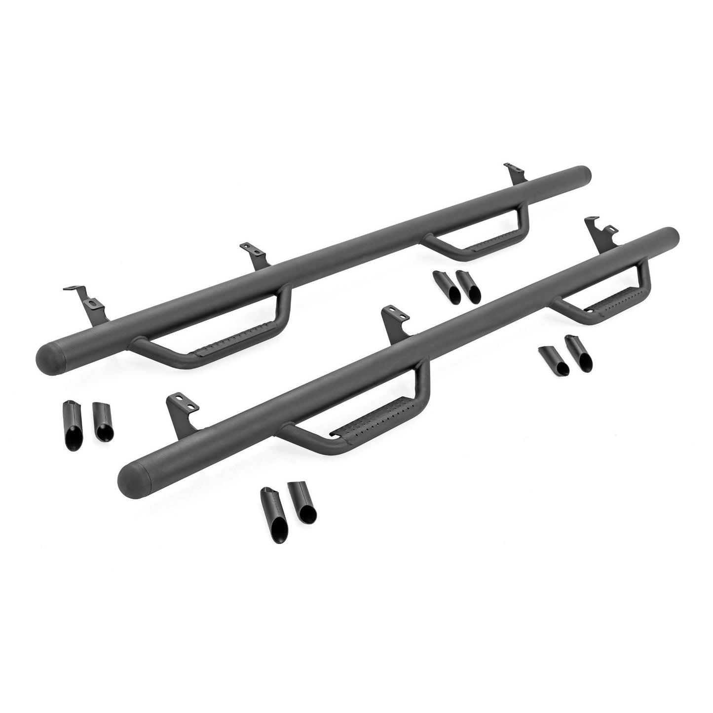ROUGH COUNTRY Nerf Steps | Cab Length | CrewMax | 5'7" Bed | Toyota Tundra 2WD/4WD (07-21) | RCT0786CCB