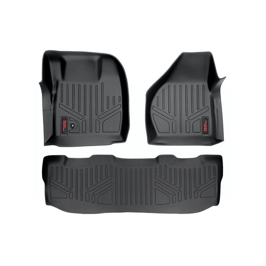 ROUGH COUNTRY Floor Mats | FR & RR | Crew Cab | Ford F-250/F-350 Super Duty 2WD/4WD (08-10) | M-52102