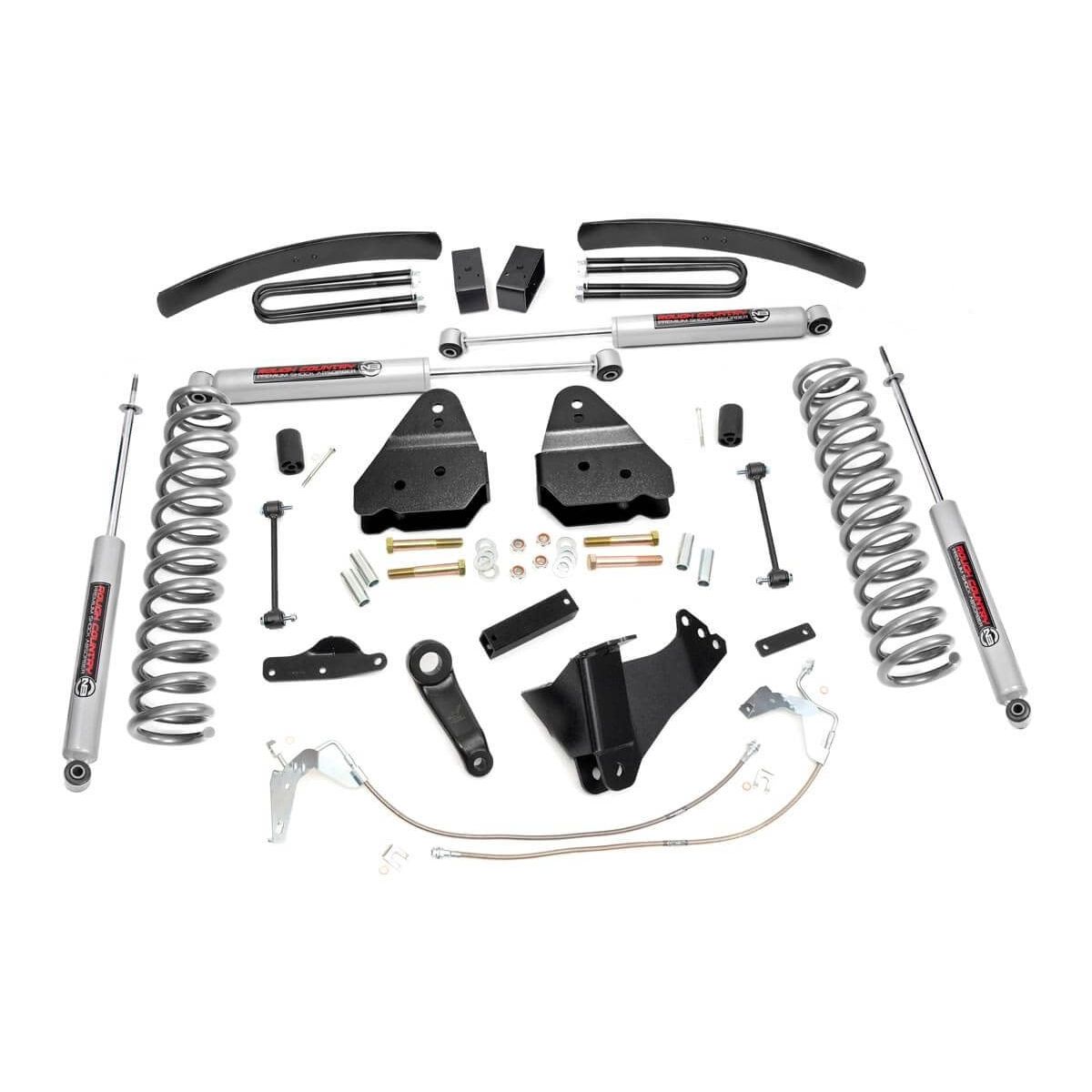 ROUGH COUNTRY 6 Inch Lift Kit | Diesel | Ford F-250/F-350 Super Duty 4WD (2008-2010) | 594.2