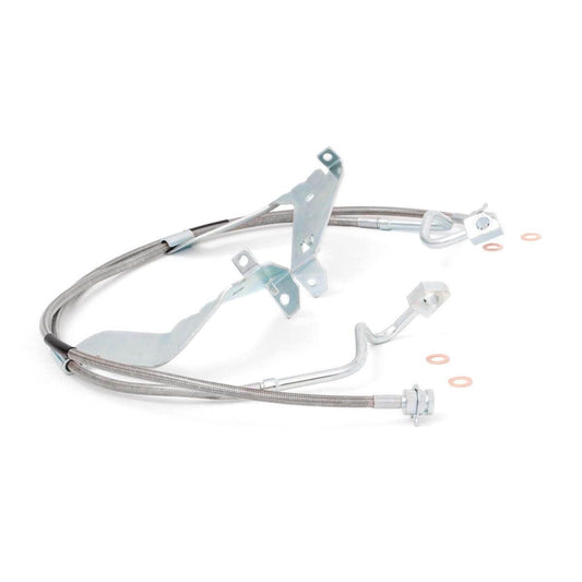 ROUGH COUNTRY Brake Lines | Stainless | FR | 4-6 Inch Lift | Ford F-250/F-350 Super Duty (08-16) | 89710
