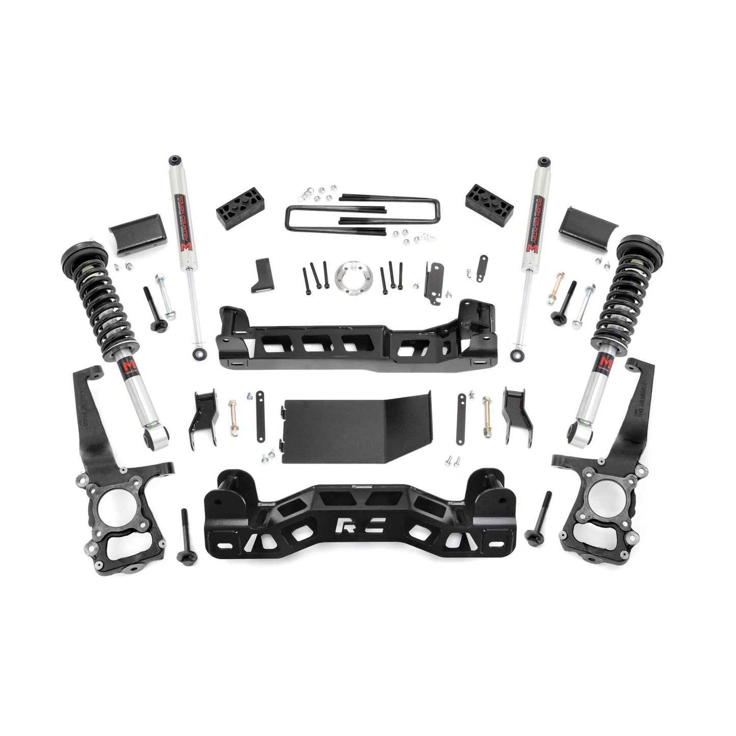ROUGH COUNTRY 4 Inch Lift Kit | M1 Struts | Ford F-150 4WD (2014) | 57441
