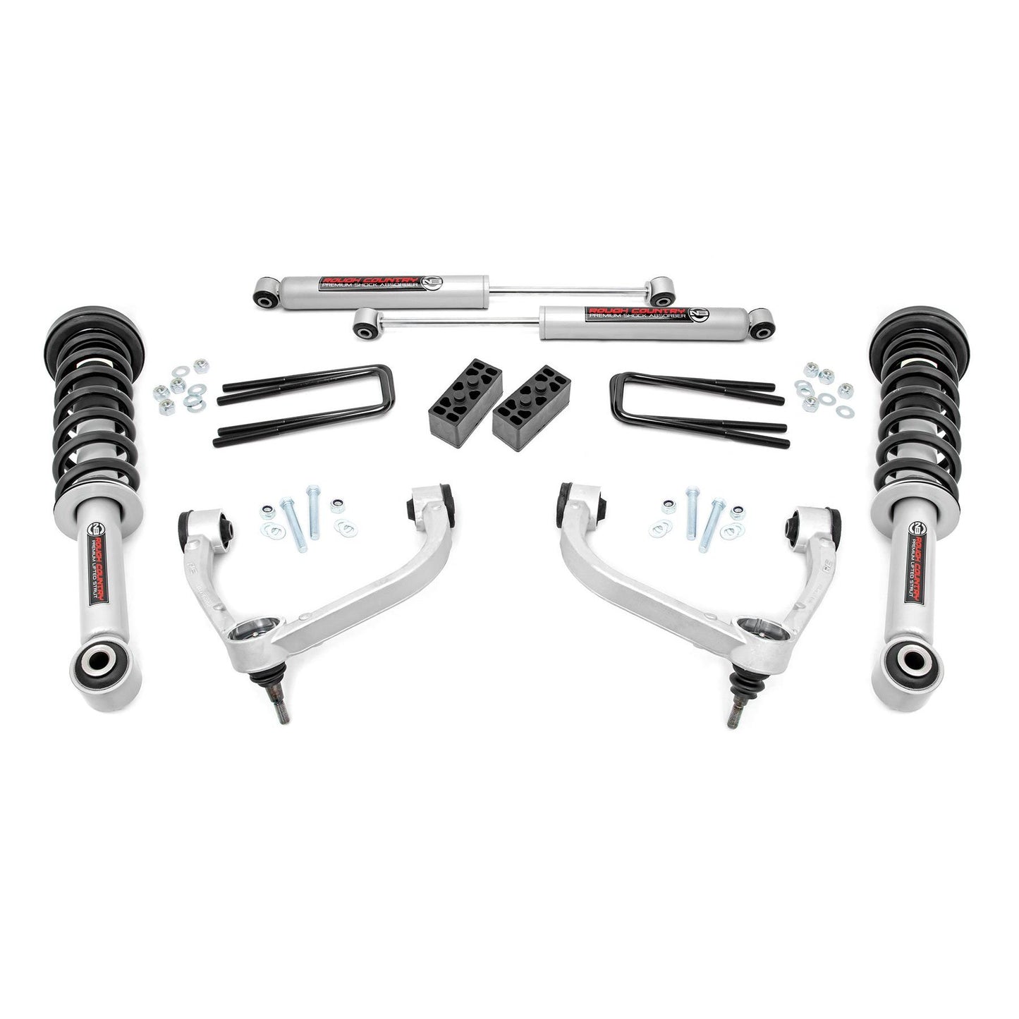 ROUGH COUNTRY | 3 Inch Lift Kit  N3 Struts  Ford F-150 4WD (2009-2013) | 54431