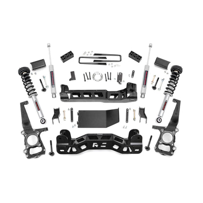 ROUGH COUNTRY 4 Inch Lift Kit | N3 Struts | Ford F-150 4WD (2009-2010) | 59931