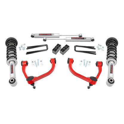 ROUGH COUNTRY | 3 Inch Lift Kit  N3 Struts  Ford F-150 4WD (2009-2013) | 54431RED