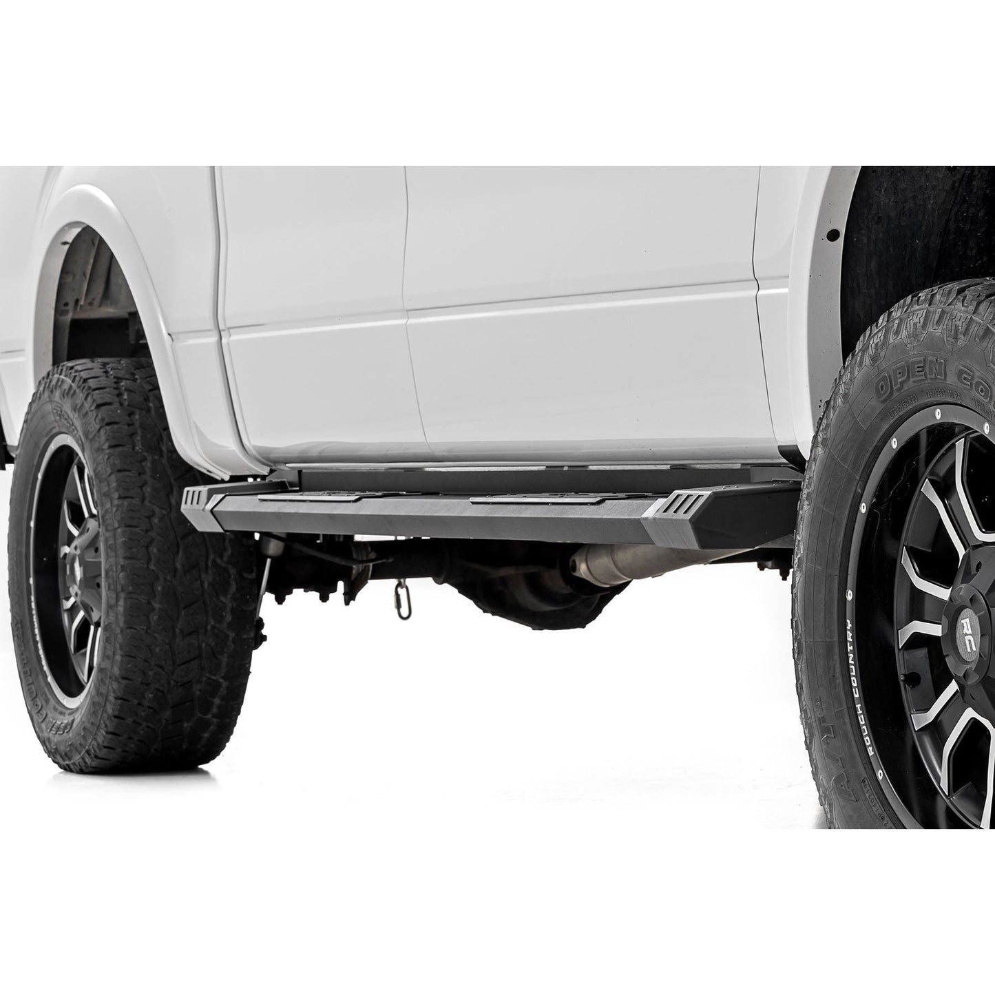ROUGH COUNTRY HD2 Aluminum Running Boards | Super Crew Cab | Ford F-150 2WD/4WD (2009-2014) | SRB091491A