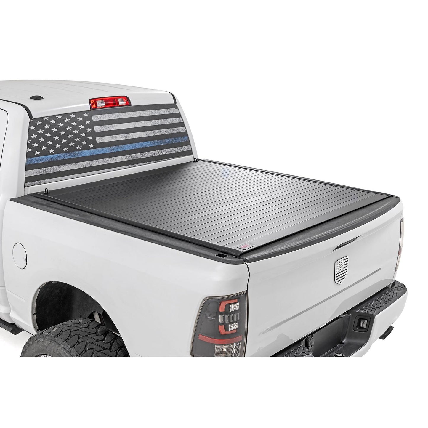 ROUGH COUNTRY Hard Roll Up Bed Cover | 5'7" Bed | Ram 1500 (09-18)/2500 (09-26)  | 50319550