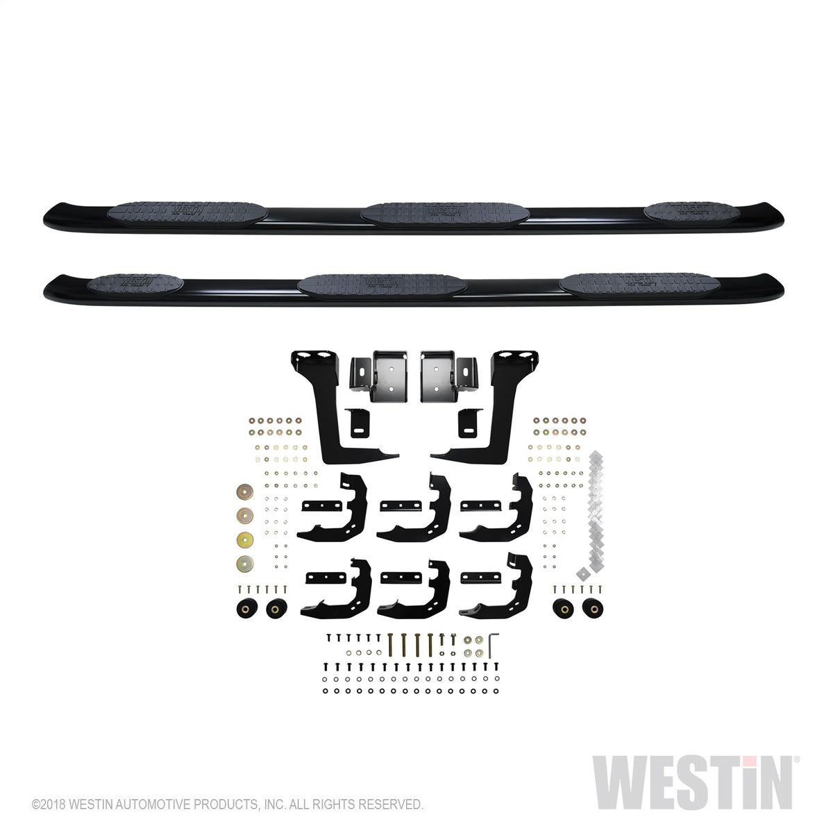 Westin PRO TRAXX 5 Oval W2W Nerf Steps 2019-2024 Ram 1500 Crew Cab (6.5' Bed)