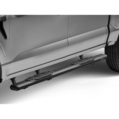 Go Rhino — 5-inch 1000 Series Side Steps Kit — 2004-2014 Ford F150, 2011-2014 F150 Raptor - Crew Cab only; product image, verify selected part and finish