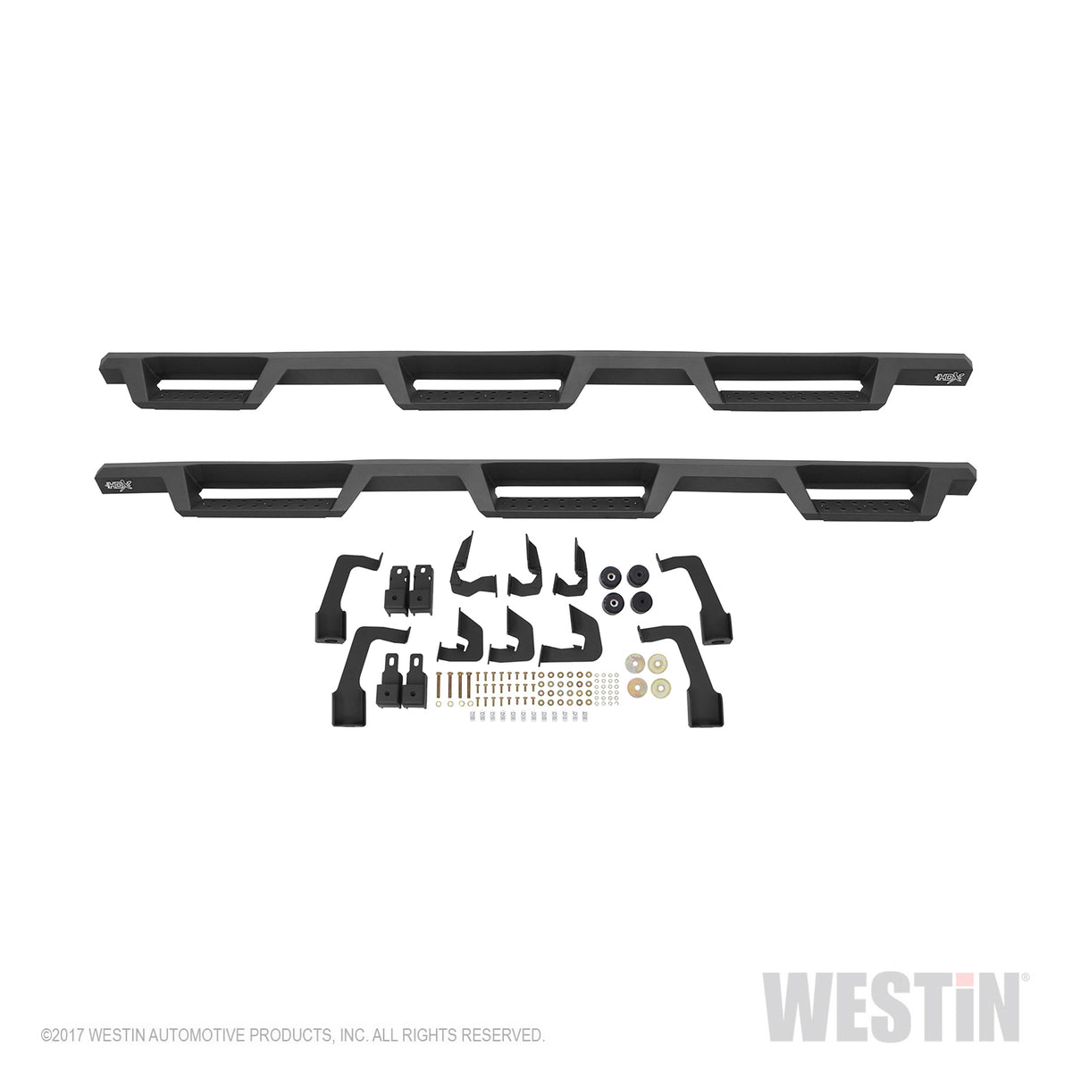Westin HDX Drop Wheel-to-Wheel Nerf Steps 2014-2018 Chevy/GMC Silverado/Sierra 1500 Double Cab