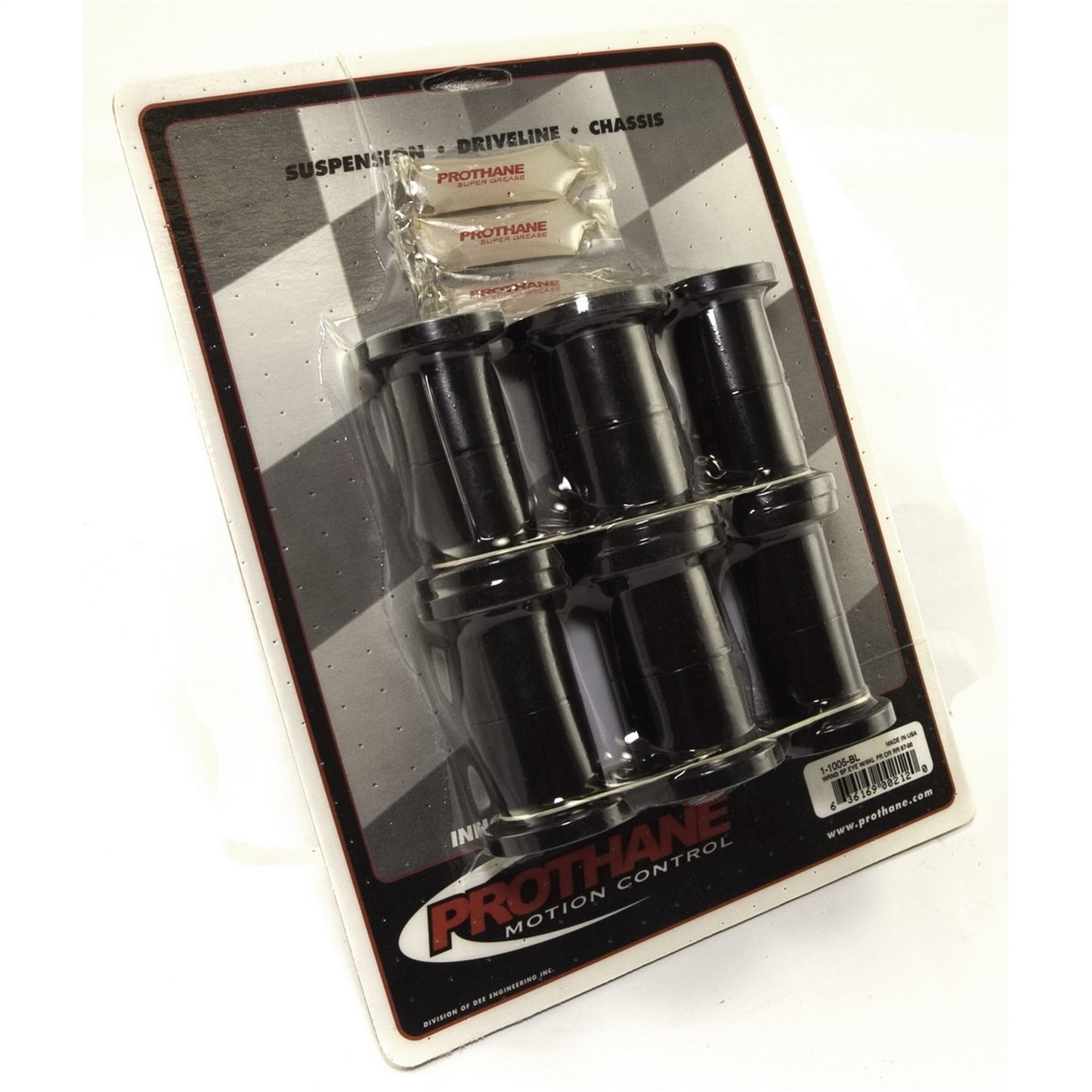 RUGGED RIDGE | 1-1005BL | Leaf Spring Bushing Kit, Front Or Rear, 87-95 Jeep Wrangler (Yj)