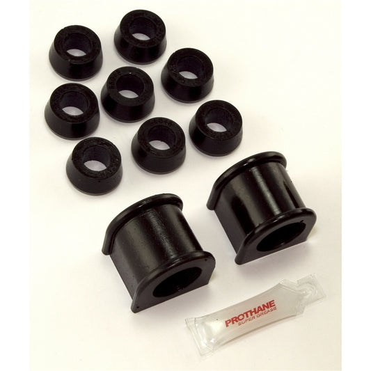 RUGGED RIDGE | 1-1107BL | Front Swaybar Bushing Kit, Black, 1-1/8 In., 87-95 Jeep Wrangler (Yj)