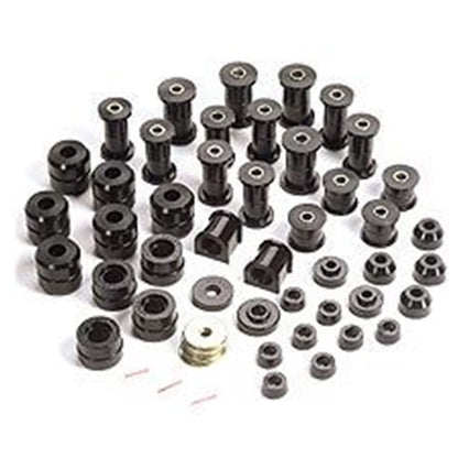 RUGGED RIDGE | 1-2005BL | Polyurethane Bushing Kit, Black, 87-95 Jeep Wrangler (Yj)
