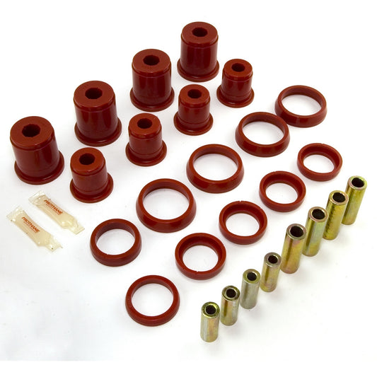 RUGGED RIDGE | 1-204 | Control Arm Bushing Kit, Front, Red, 97-06 Jeep Wrangler (Tj)