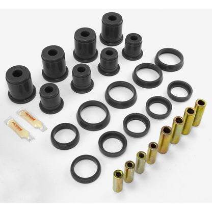 RUGGED RIDGE | 1-204BL | Control Arm Bushing Kit, Front, Black, 97-06 Jeep Wrangler (Tj)