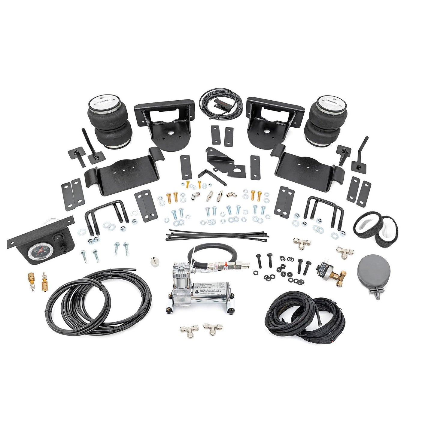 ROUGH COUNTRY Air Spring Kit w/compressor | 0-6" Lifts | Ford F-150 4WD (2021-2025) | 10009C