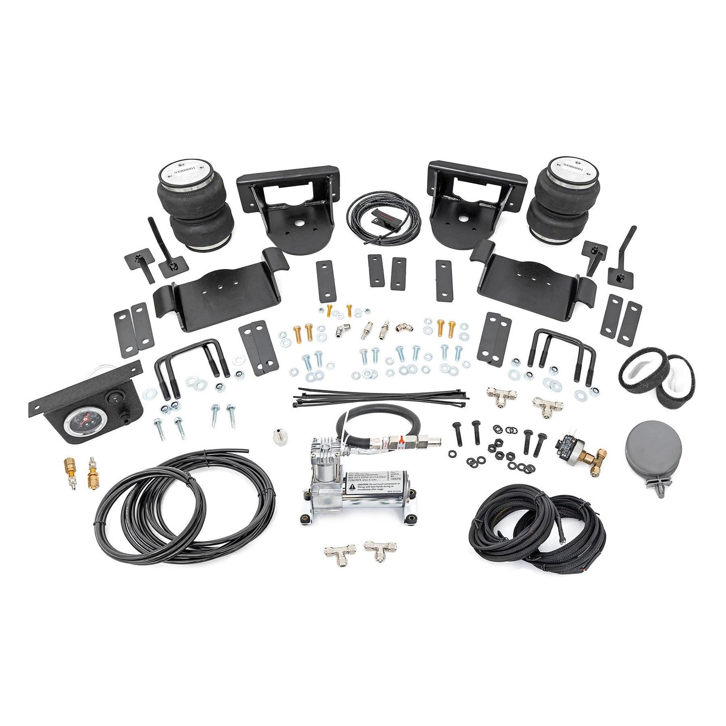 ROUGH COUNTRY Air Spring Kit w/compressor | 0-6" Lifts | Ford F-150 4WD (2015-2020) | 10017C