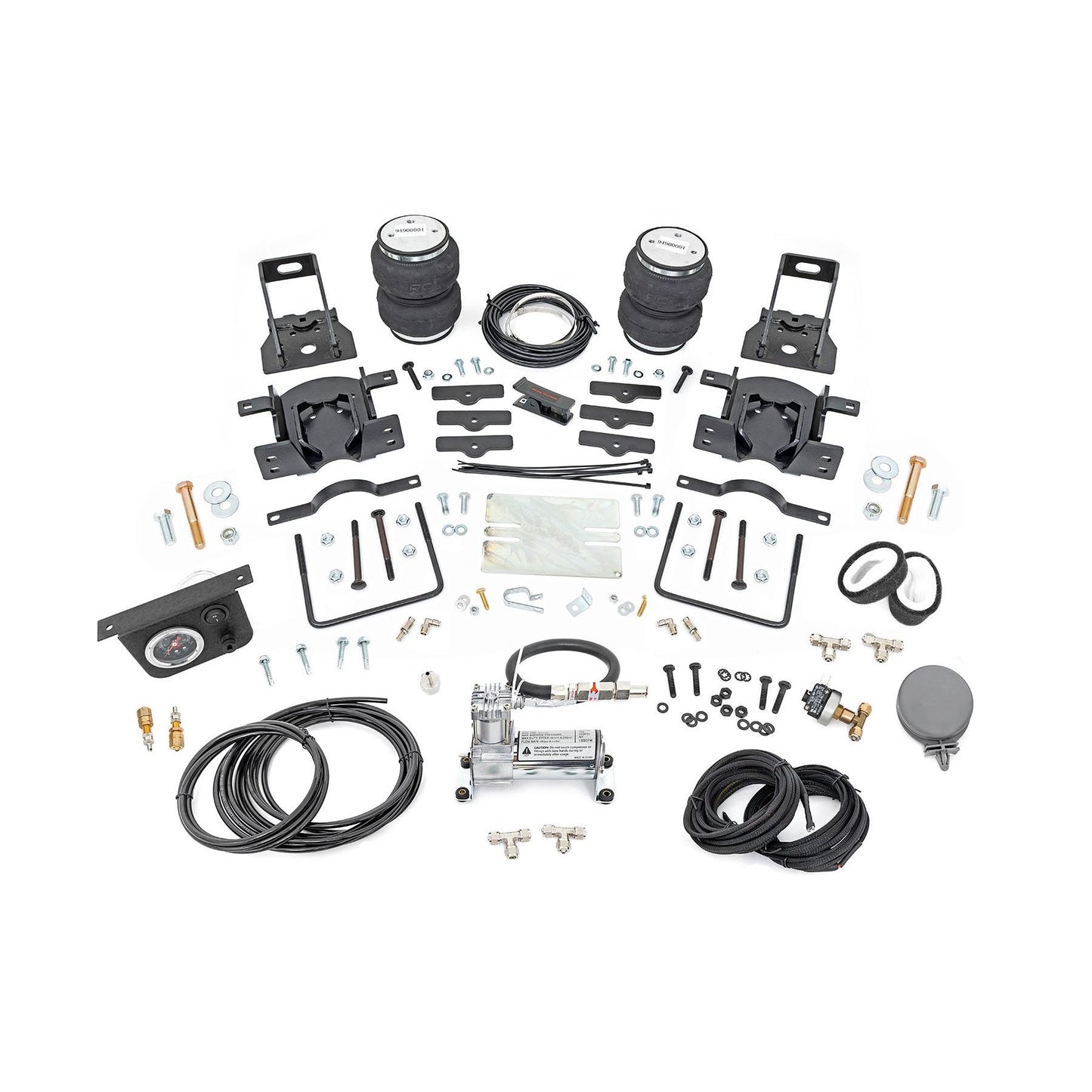 ROUGH COUNTRY Air Spring Kit w/compressor | Ford F-250/F-350 Super Duty 4WD (2005-2016) | 10023C