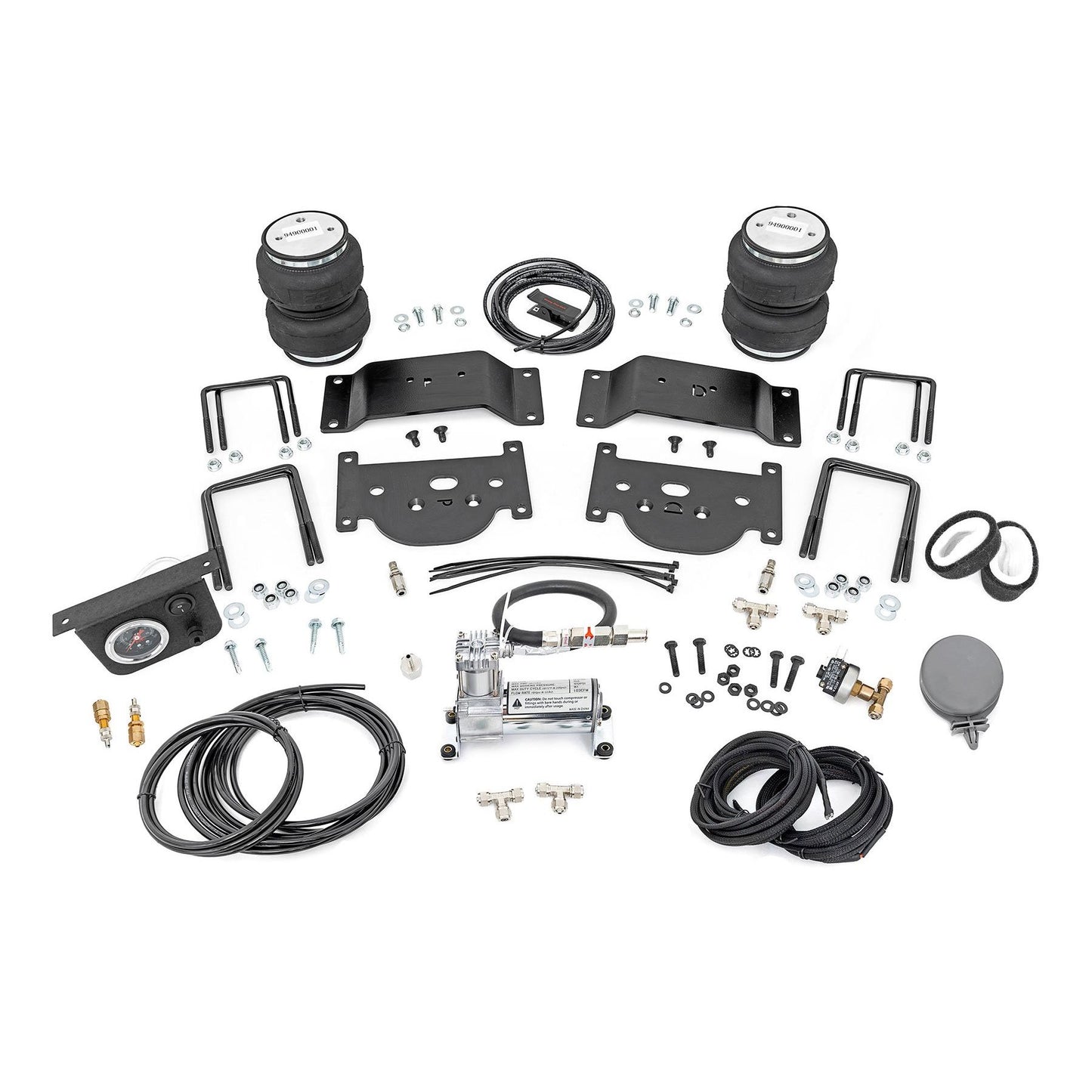 ROUGH COUNTRY Air Spring Kit w/compressor | 0-6" Lifts | Toyota Tundra 2WD/4WD (2007-2021) | 10024C