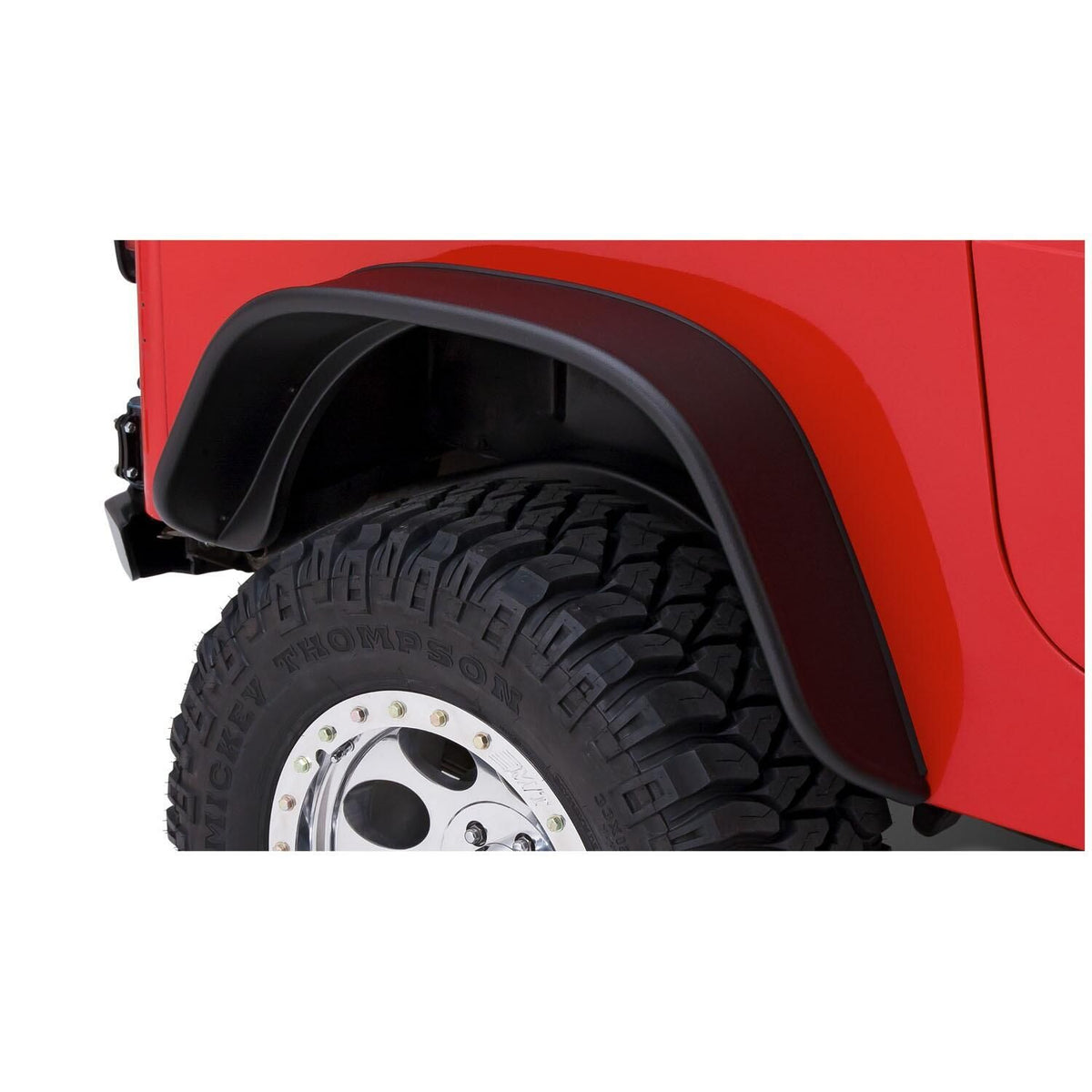 BUSHWACKER | Flat-Style Rear Fender Flares | 1987-95 Jeep Wrangler YJ | 10068-07