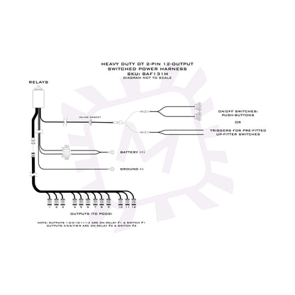 Morimoto Switched Power Harness: 2 or 4Banger Bar (10-12 Pods / Each) product image 3