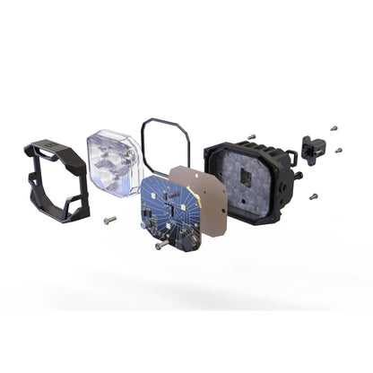Morimoto 4Banger 2.0 HXB LED Pods (SAE Wide / White / Set)