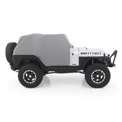 SMITTYBILT | Cab Cover W/Door Flap Water Resistant 92-06 Jeep Wrangler YJ/TJ Smittybilt |1061