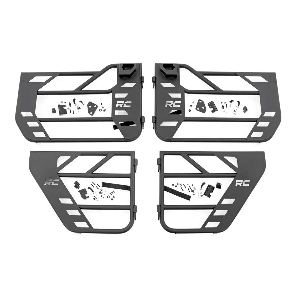 ROUGH COUNTRY Tubular Doors | Front and Rear | Jeep Gladiator JT/Wrangler JL 4WD (18-25) | 10619