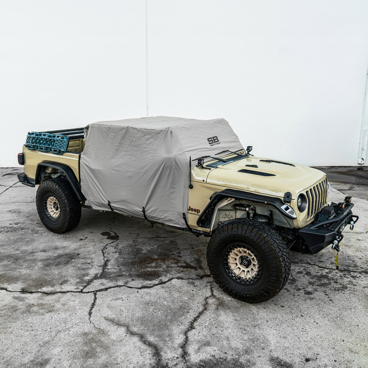 Cab Cover w/ Door Flaps – Gray (20+ JT) view 1
