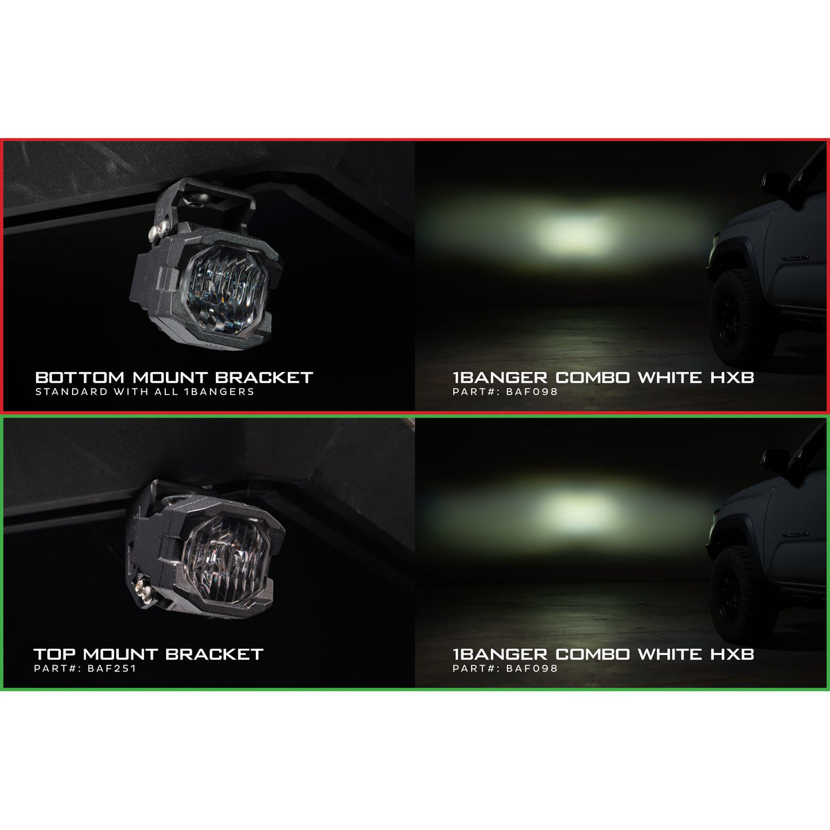 Morimoto 1Banger Mounts: Top (Set) product image 2