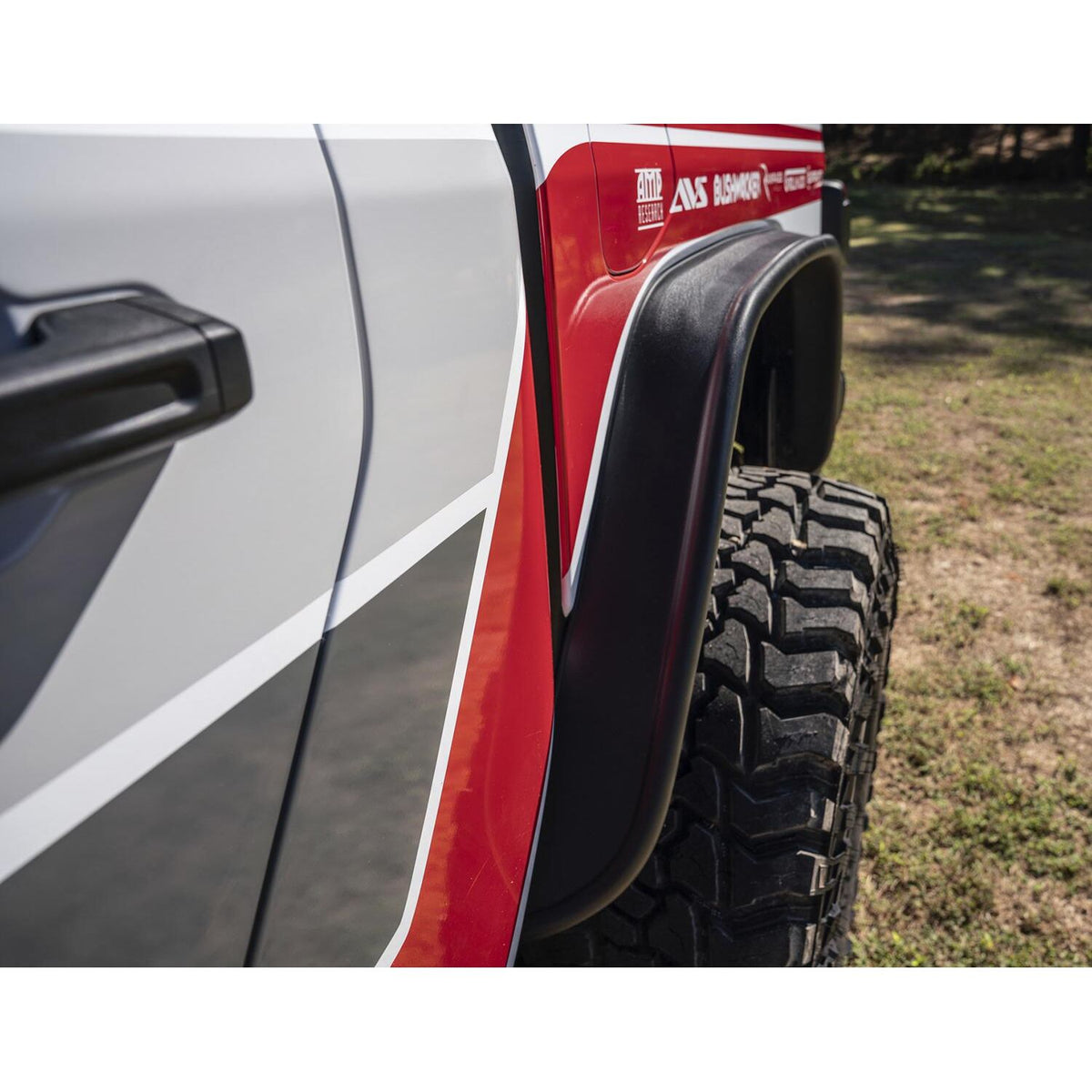 Bushwacker Fender Flares for Black Jeep Flat Style Textured Finish 4-Piece Fender Flare Set For 2020-2023 Jeep Gladiator Laun