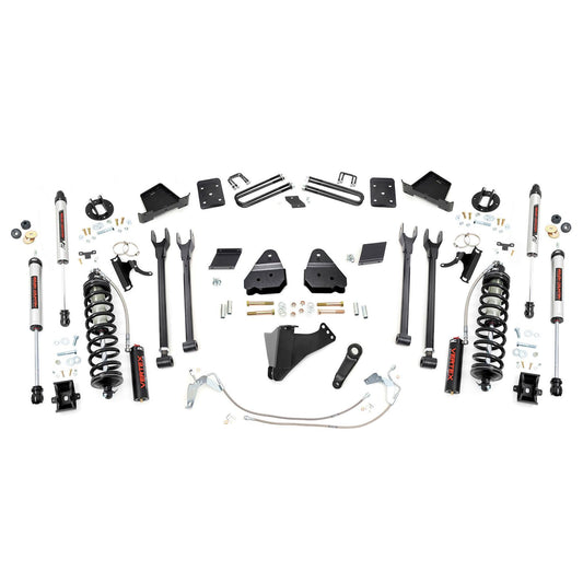 ROUGH COUNTRY 6 Inch Lift Kit  |  4-Link  |  No OVLD  |  C/O V2 | Ford F-250 Super Duty (11-14) | 53258