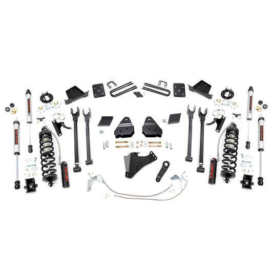 ROUGH COUNTRY 6 Inch Lift Kit  |  4 Link  |  OVLD  |  C/O V2 | Ford F-250 Super Duty (15-16) | 58958