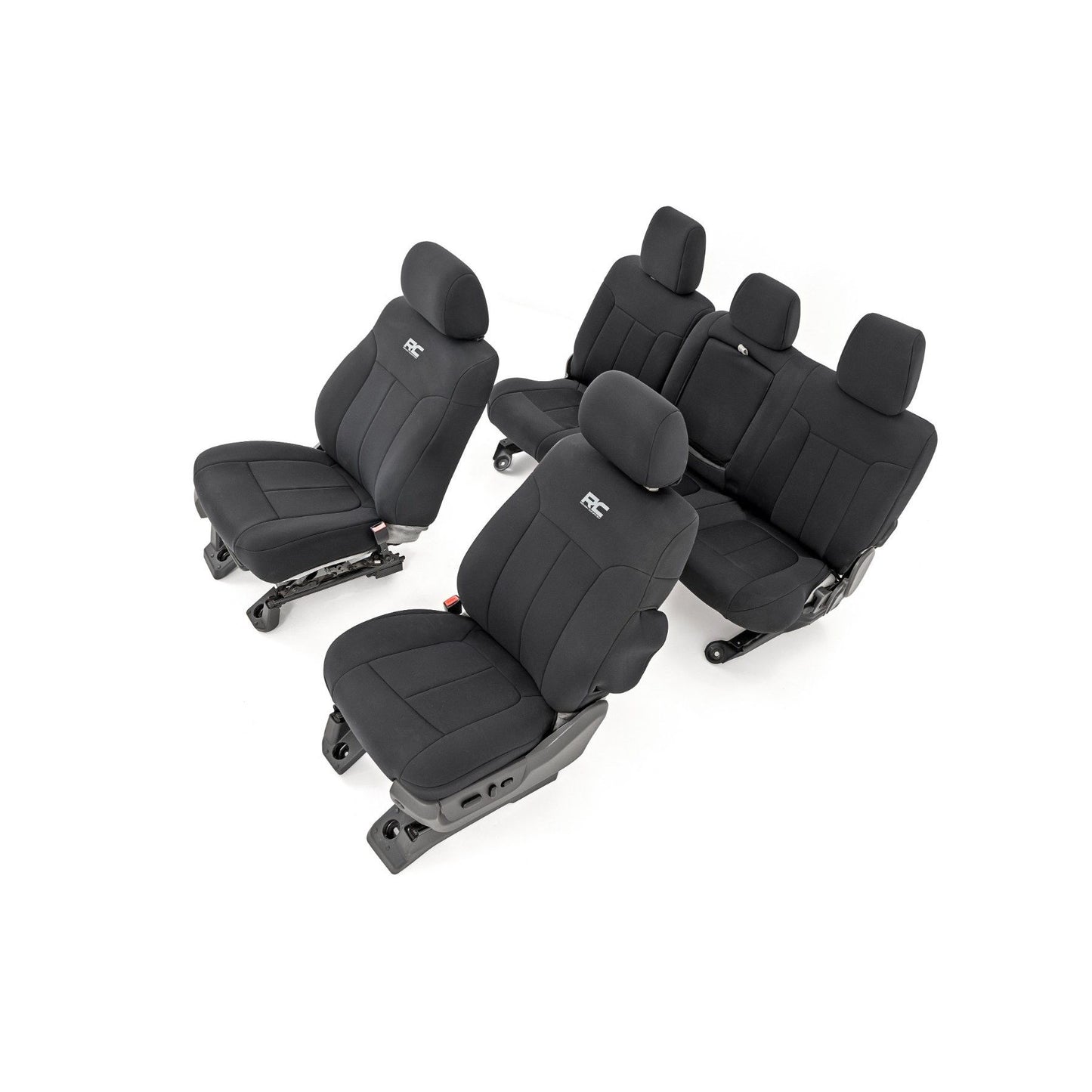 ROUGH COUNTRY Seat Covers | Front and Rear | Ford F-250/F-350 Super Duty 2WD/4WD (11-16) | 91055