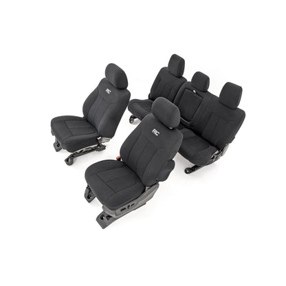 ROUGH COUNTRY Seat Covers | Front and Rear | Ford F-250/F-350 Super Duty 2WD/4WD (11-16) | 91055