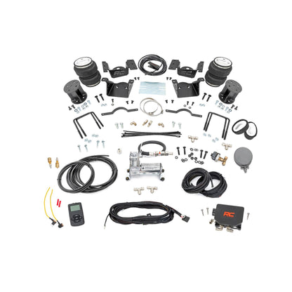 ROUGH COUNTRY Air Spring Kit w/compressor | Wireless Controller | 7.5 Inch Lift Kit | Chevy/GMC 2500HD/3500HD (11-19) | 100074WC